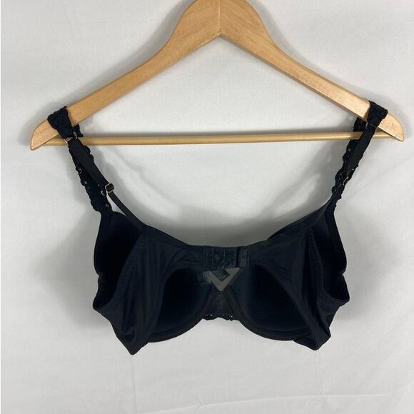 Natori Body Double Lace Trim Bra Black Size 34D - Picture 5 of 5